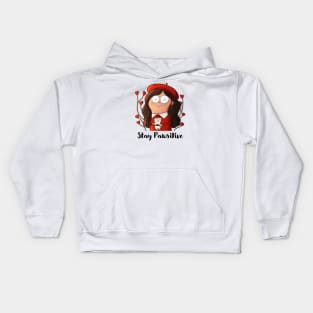 Stay Pawsitive Kids Hoodie